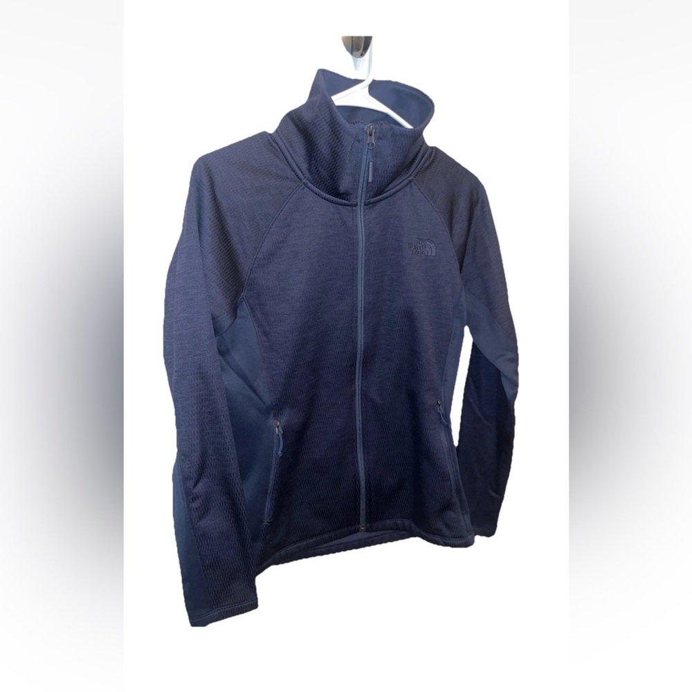 The North Face Women's Arcata Full-Zip Lightweight Jacket Navy Blue Size M EUC - Picture 2 of 7